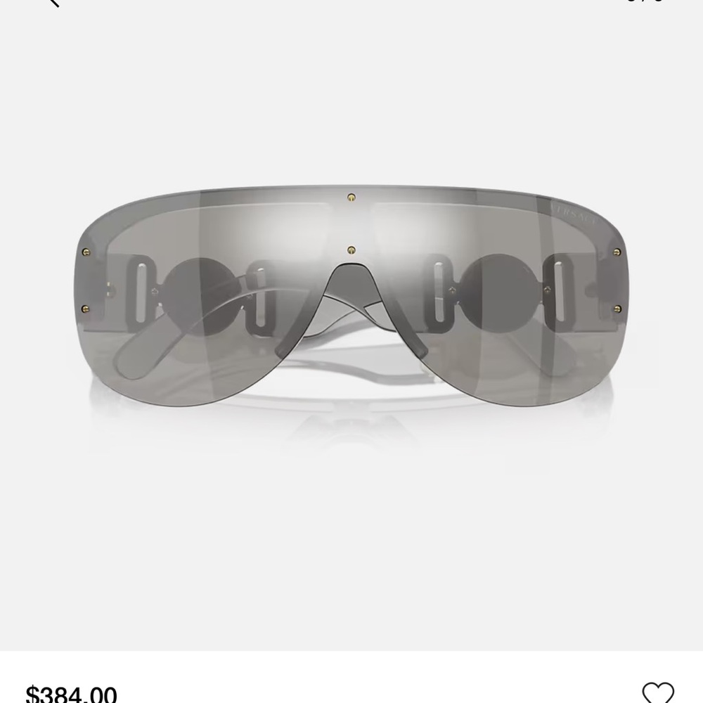 Authentic Versace Ve4391 Gray Sunglasses - image 3